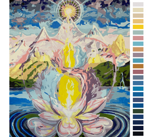 Картина за номерами Artmeditation "Відродження" з медитацією "Зцілення і наповнення кожної клітини"